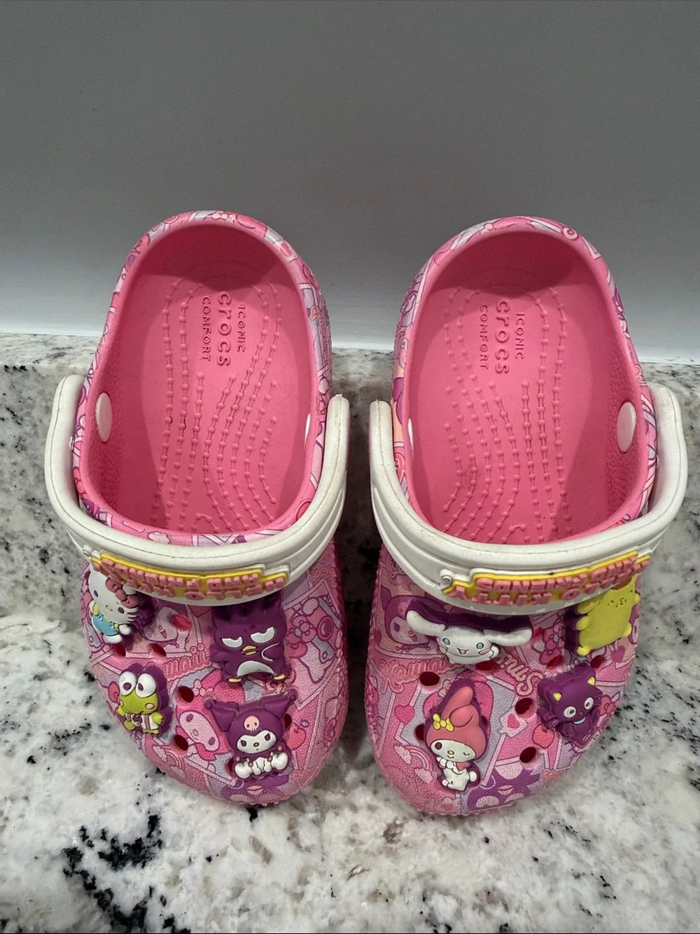 Sanrio Hello Kitty and Friends Character Closed Toe Crocs- Girls C7
